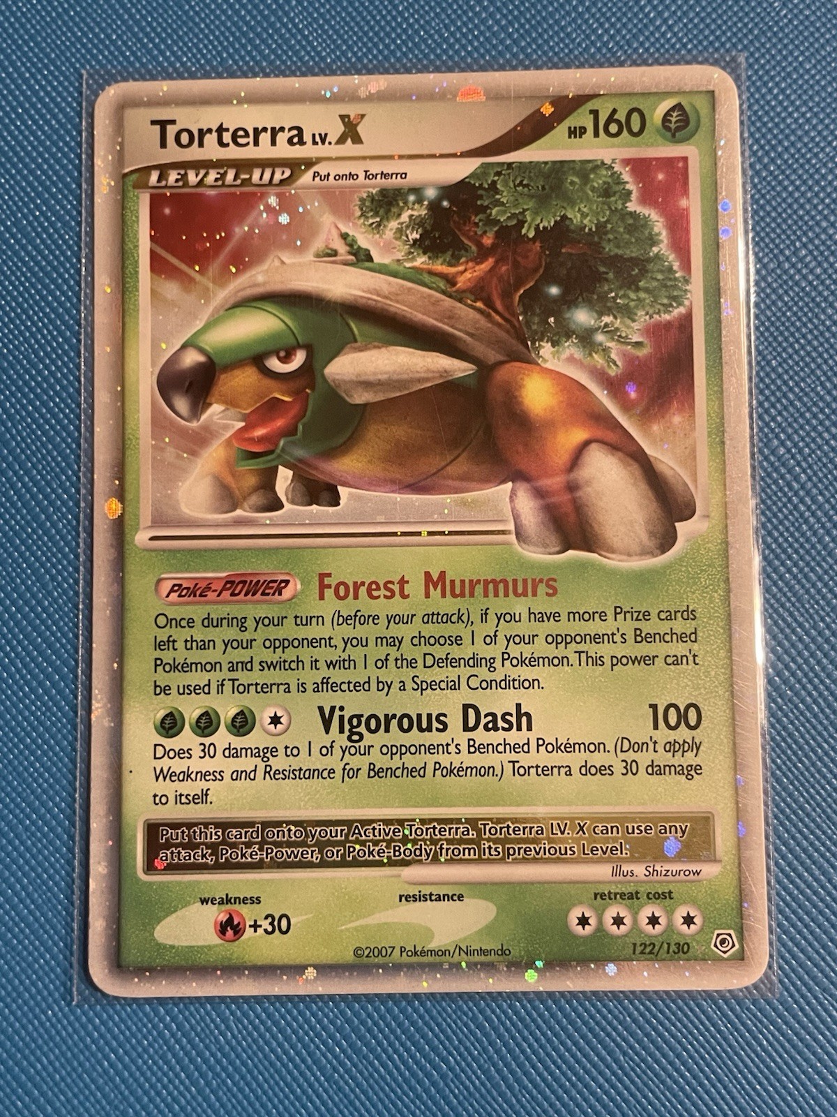 The Pokemon Company Torterra LV.X 122/130 Holo Ultra Rare 160 HP ENG