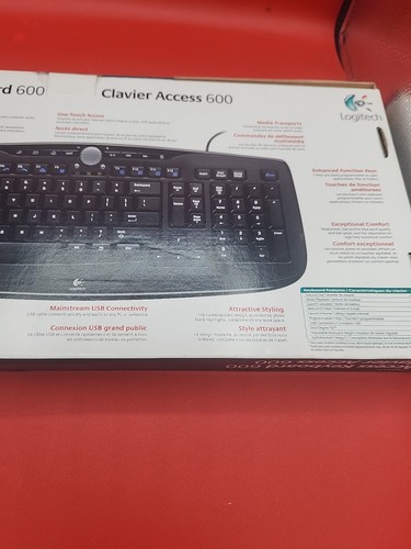 Logitech Access Keyboard 600 - USB Keyboard for Windows XP/Vista - New in Box - Picture 6 of 6