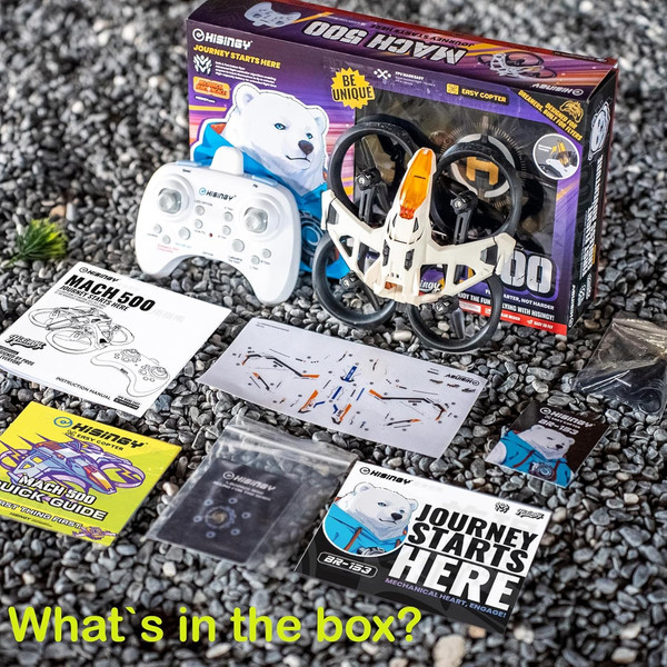 Alternate view of Mach 500 Tiny Drones Kids, Mini Micro Nano Indoor Quadcopter Age 8-12