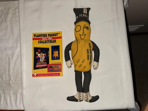 Vintage Planters Mr. Peanut Stuffed Plush Toy Doll and Collectibles Handbook