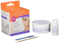 Microwavable Eyebrow, Face & Lip Wax Kit, Microwavable Wax, 0.31 Oz, Face Wax