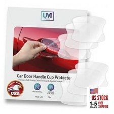 6 Pack Door Handle Cup Protector Made with Paint Handle Cups/Clear/6 Pcs