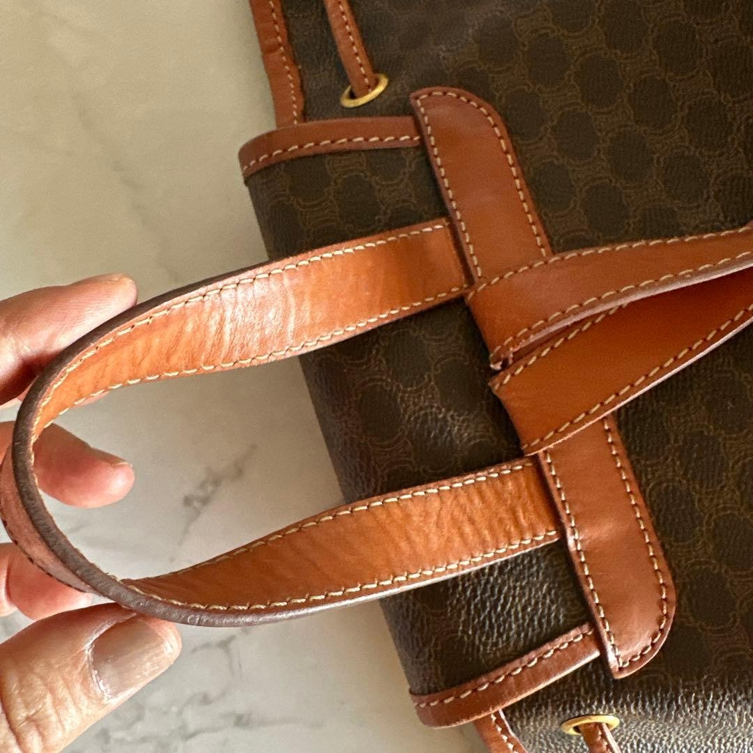 CELINE Macadam pattern mini backpack 90's vintage… - image 12