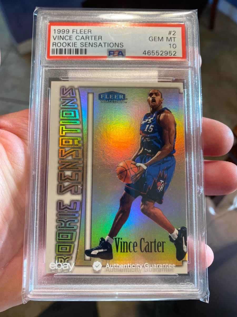 25+ Vince Carter 10 Graded Basketball Sports Trading Cards