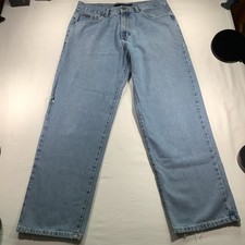 Vintage Calvin Klein Jeans Mens 34x30 Blue Stone Wash Grunge Distressed 90s Jean