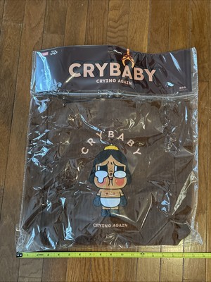 Authentic POP MART - Crybaby Crying Again Corduroy Tote/Bag | eBay