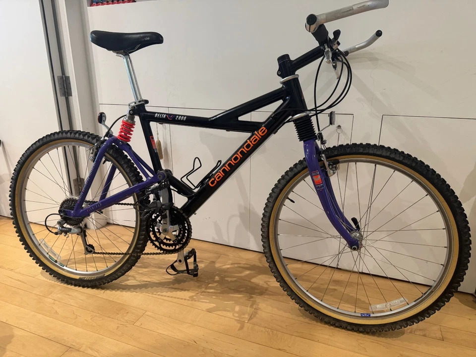 Cannondale Delta V 2000 - NOS Brandneu Fahrrad Bike Retro 1992 1993 2 km gefahren - Bild 2 von 4
