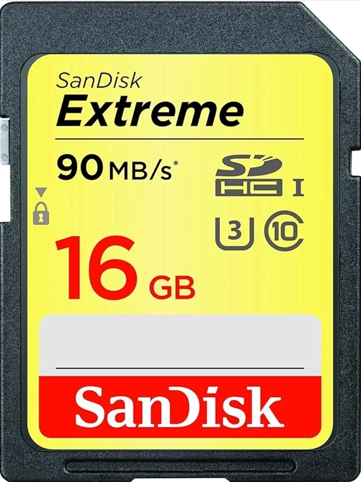 Original SanDisk Extreme 16GB SDHC 90mb/s, guter Zustand - Bild 2 von 2