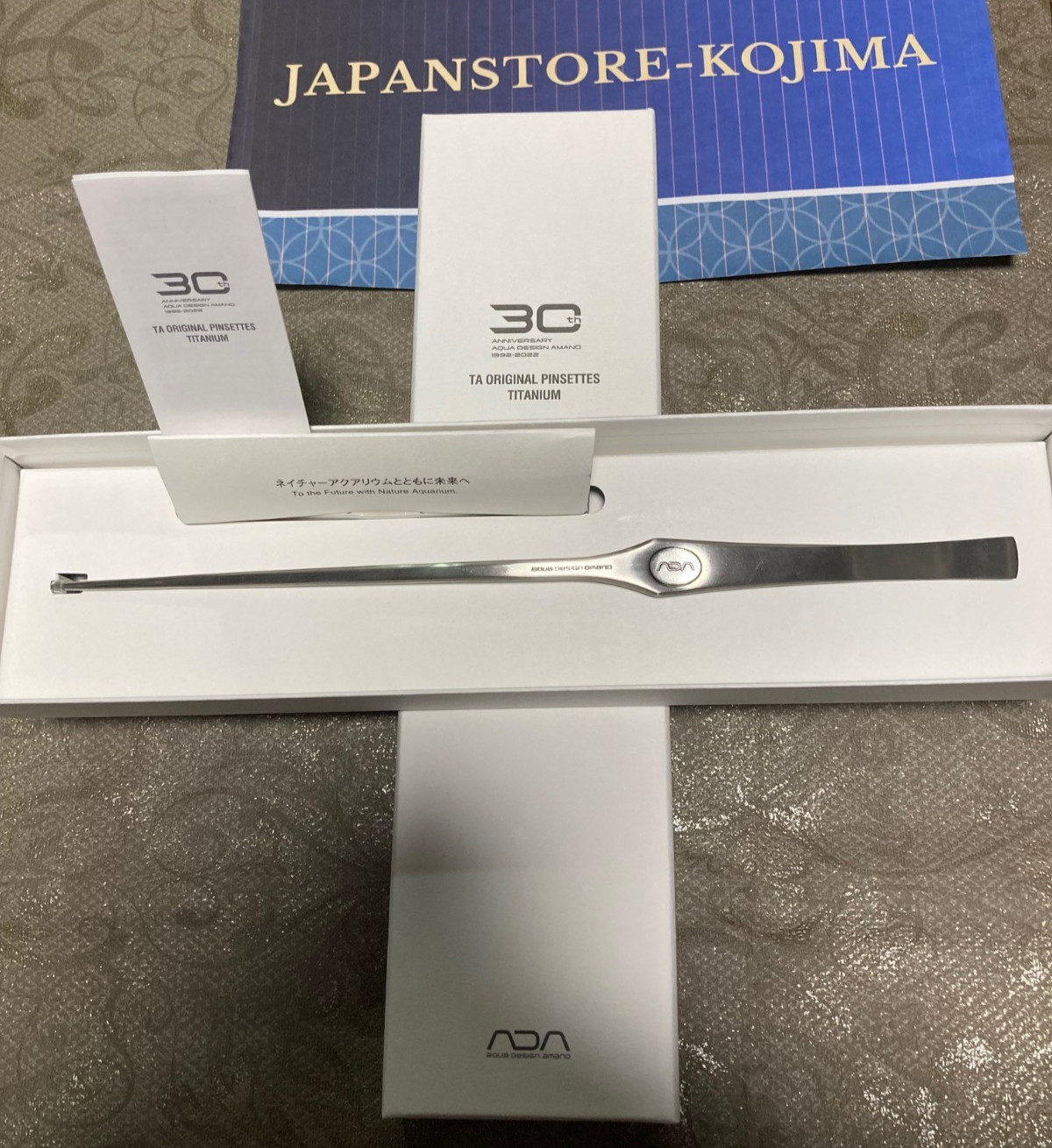 ADA Aqua Design Amano 30th Anniversary TA Original Tweezers Titanium Pinsettes