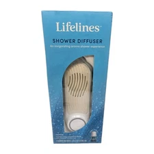 Lifelines Shower AROMA DIFFUSER Spa with ClickWick Essential Oil Blend