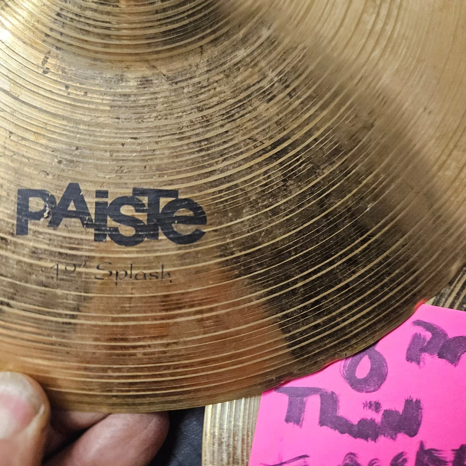 #28 PAR DE PLATILLOS SPLASH CRACKED Paiste Sound Formula 12" Foto 3 de 4