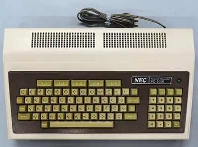 NEC PC-8001 Personal Computer Keyboard Vintage Retro PC Power