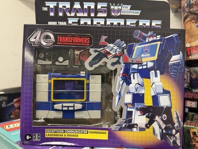 Hasbro Transformers Retro 40th Anniversary G1 Soundwave Laserbeak & Ravage NEW