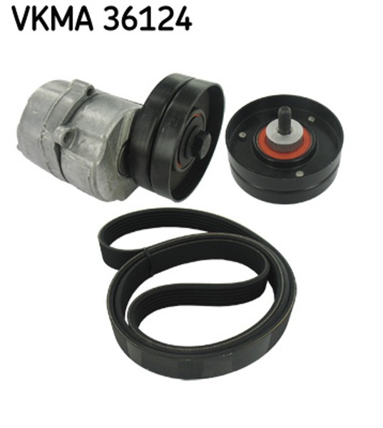 Keilrippenriemensatz SKF Vkma 36124 FüR Volvo S40 V40 645 1 644-image