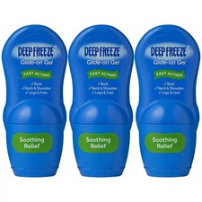 Deep Freeze Glide-On Gel, 3 x 50g