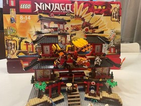 LEGO NINJAGO The Golden Weapons Fire Temple 2507 In 2011 Used Comp W/Manual& Box