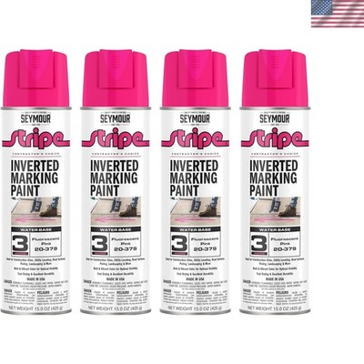 High-Gloss Fluorescent Pink Inverted Ground Marking Paint for All Surfaces