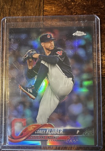 2018 Topps Chrome Corey Kluber #20 card
