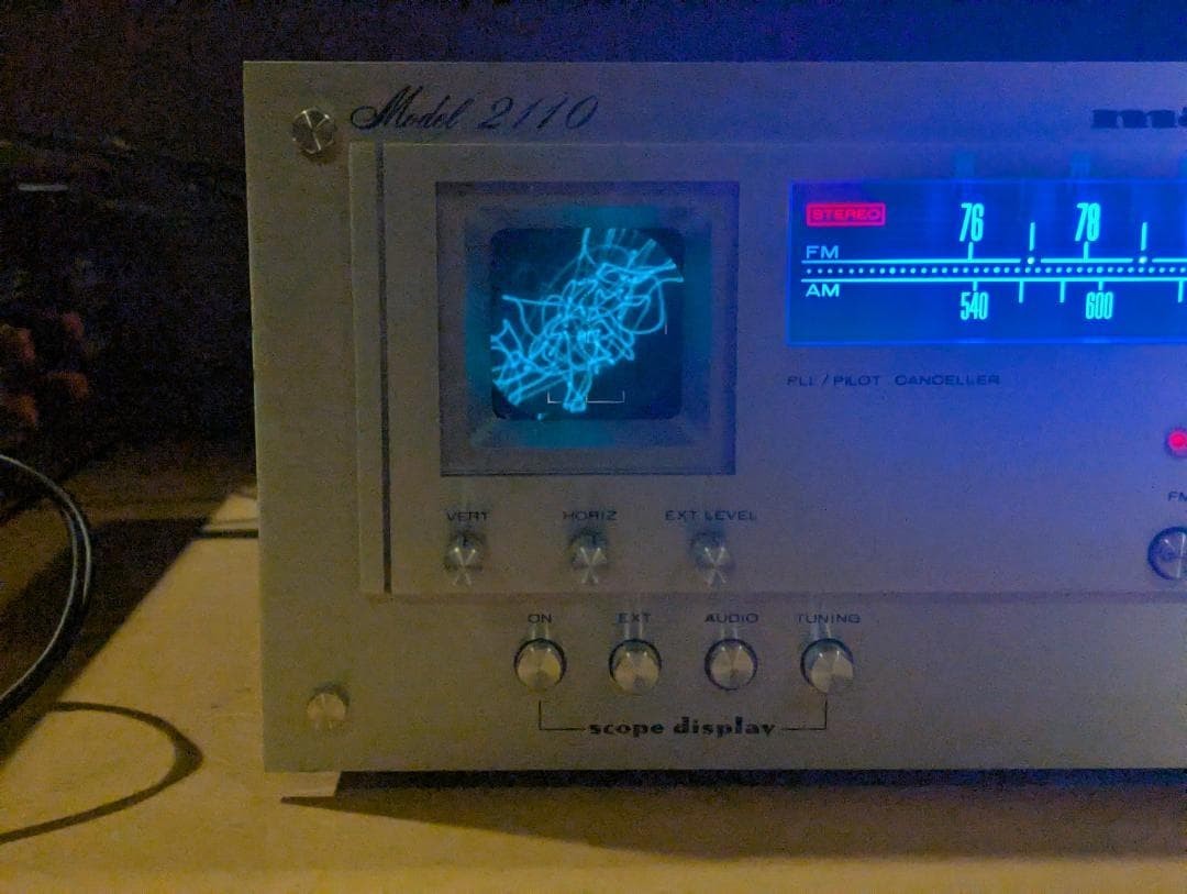 Marantz Model 2110 AM/FM Stereophonic Tuner Oscilloscope Restored