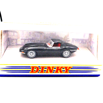 Dinky Jaguar E Type MK1 1/2 1:43 Scale Inv. #0621 | eBay