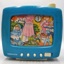 1981 CICCIOBELLO TELECICCIO TV SEBINO Vintage Game Schermo Doll Plastic Toy