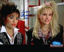 Judie Aronson Autographed Wierd Science 8 x 10 Photo