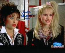 Judie Aronson Autographed Wierd Science 8 x 10 Photo