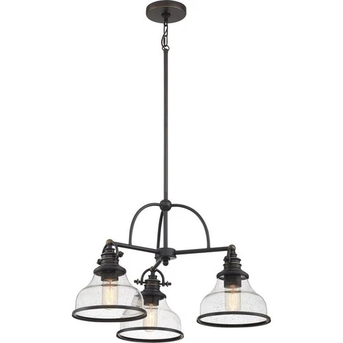 Grant - 3 Light Medium Chandelier-Palladian Bronze Finish    -Traditional - Picture 4 of 4