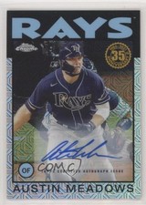Austin Meadows Chrome 2021 Silver /50 Auto