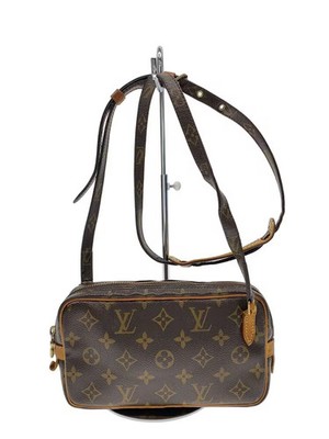 LOUIS VUITTON Pochette Marly Bandouli re Monogram Canvas PVC BRW