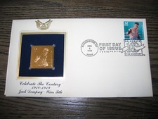 Jack Dempsey Wins 1910-1919 Celebrate Century Gold Golden Cover replica Stamp