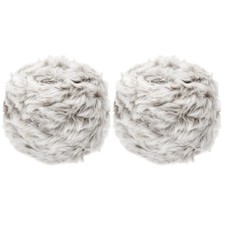 70 Yards Fur Yarn, 2 Skeins 100 Grams Faux Fur Eyelash Yarn, Cocoa Color