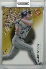 2022 Topps Pristine Tampa Bay Devil Rays Wade Boggs Base Gold Refractor 29/50