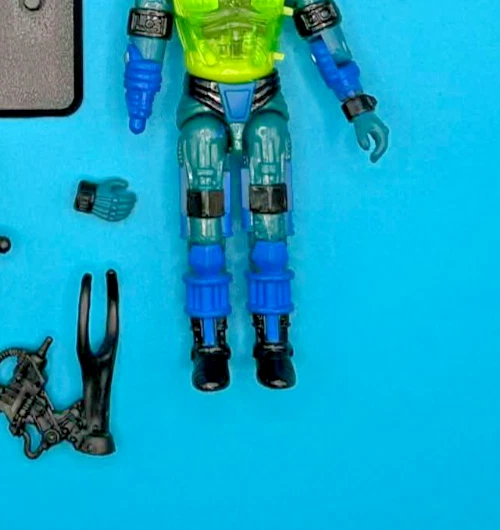 G.I. Joe Action Figure B.A.T. Leader Overkill 2003 3.75" with Accessories - Image 3 of 3