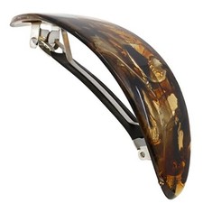 Paris CP3322 French Hair Barrette Oval For Thick Curly Wavy Long Hair, Gold