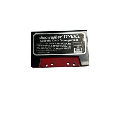 Vtg Discwasher DMAG Audio Cassette Deck Demagnetizer W/ Storage Clip