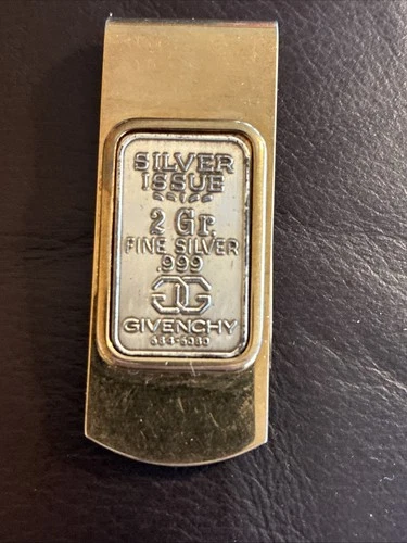 Money Clip with 2 Grams .999 Fine Silver From Estate