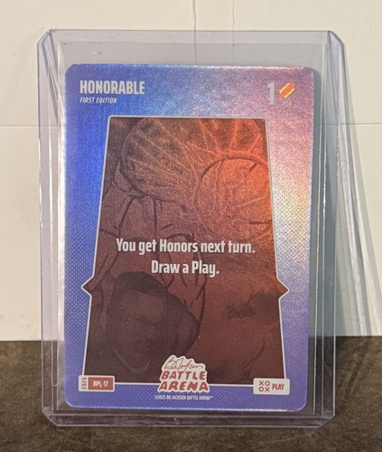 2026 Bo Jackson Battle Arena Honorable Bonus Play Foil SSP #BPL-17 Holo