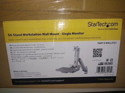 StarTech sit-stand workstation wall mount