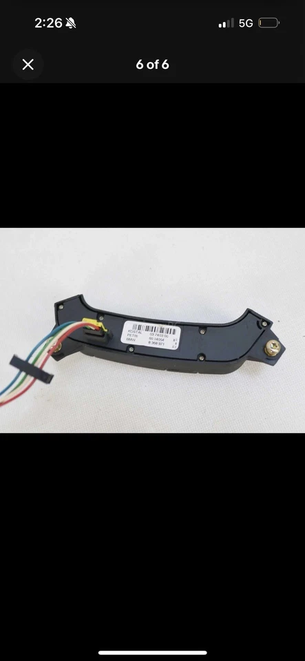 Controles de botones de volante radio calefacción BMW E39 540i 528i E38 740i 1997 OEM Foto 4 de 4