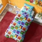 Numberblocks Cotbed Duvet Cover and Pillowcase Set 2-in-1 Design Toddler Junior