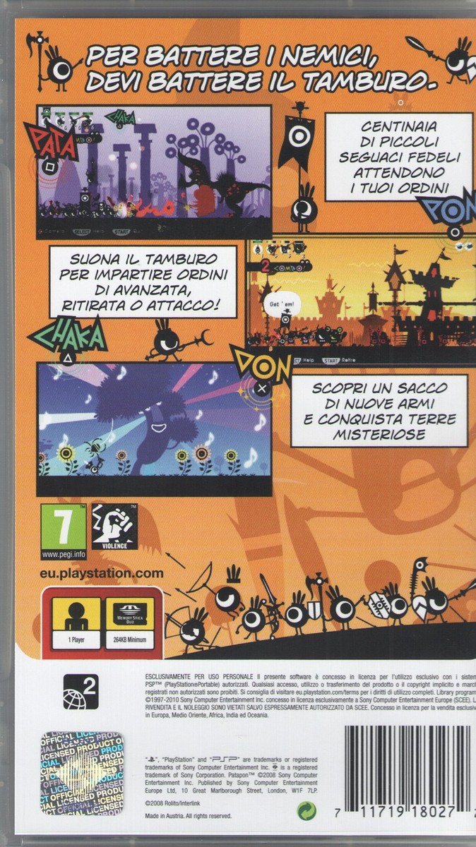 Patapon 3 - Promo Press - Sony PSP - PAL