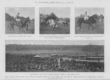 1904 Antique Print - FRANCE Prix Du Conseil Longchamp Pretty Polly Eustace (52)