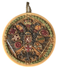 Rarität Antik für Sammler Wachsrelief Doppel Adler Bayerischer Löwe #1142BaTi