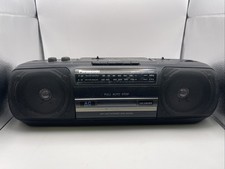 Vintage Panasonic RX-FS410A Radio Cassette Recorder Built In Mic