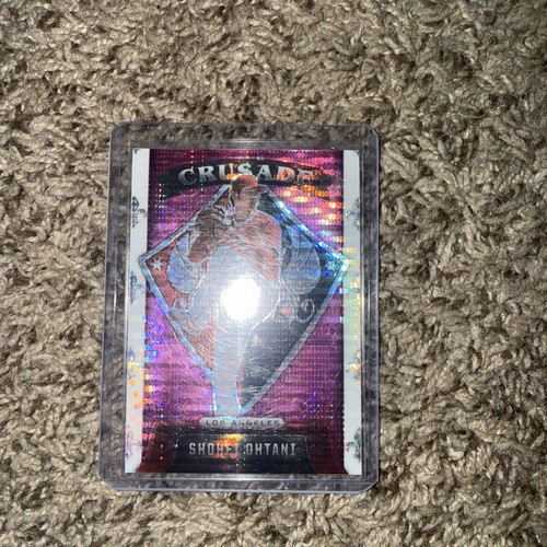 2022 Panini Chronicles - Crusade Shohei Ohtani #5 Pink Pulsar Prizm