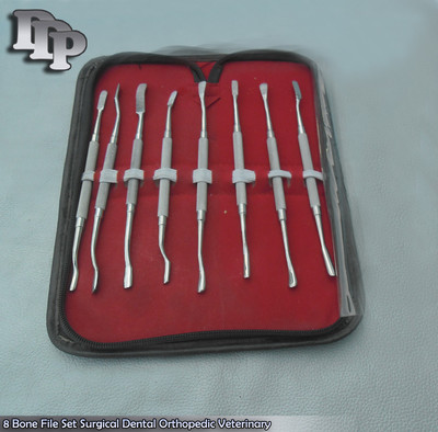 8 Bone File Set Surgical Dental Orthopedic Veterinary | eBay