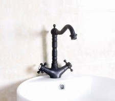 Black Oil Rubbed Brass Kitchen Faucet Bathroom Sink Mixer Tap 2nf142
