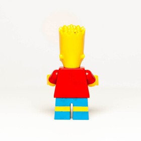 LEGO The Simpsons Minifigure- Bart w/ Skateboard & Slingshot (sim026) 71016 Kwik