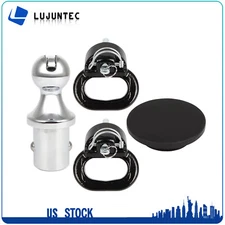 Puck System Gooseneck Hitch Kit For 2013-2022 2023 Dodge Ram 2500 3500 Chrome